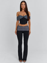 EMIL PANT BLACK POLKA DOT