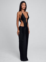 MAREN MAXI DRESS BLACK