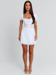 NADIENE MINI DRESS WHITE