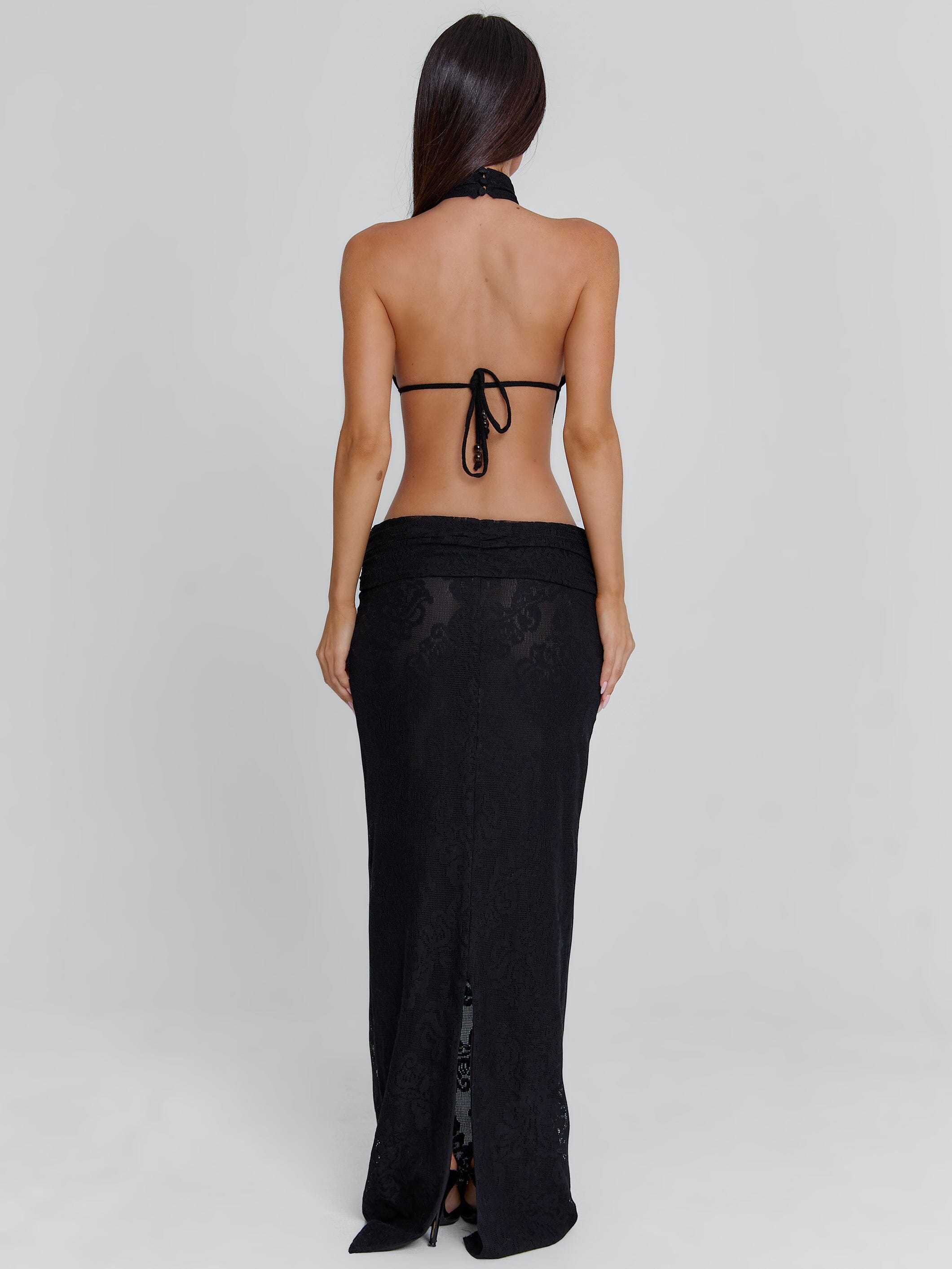 ALBINAE MAXI DRESS BLACK