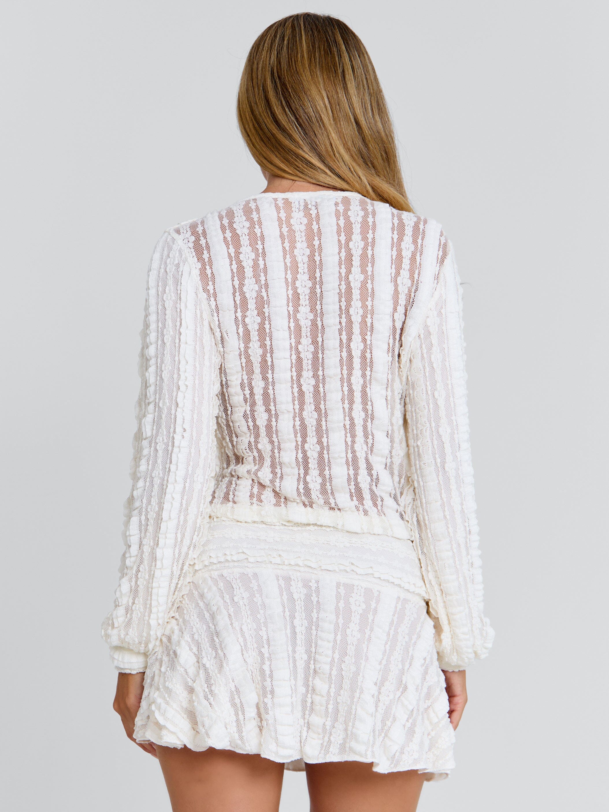 IZZY MINI DRESS CREAM