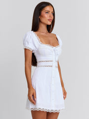 NADIENE MINI DRESS WHITE