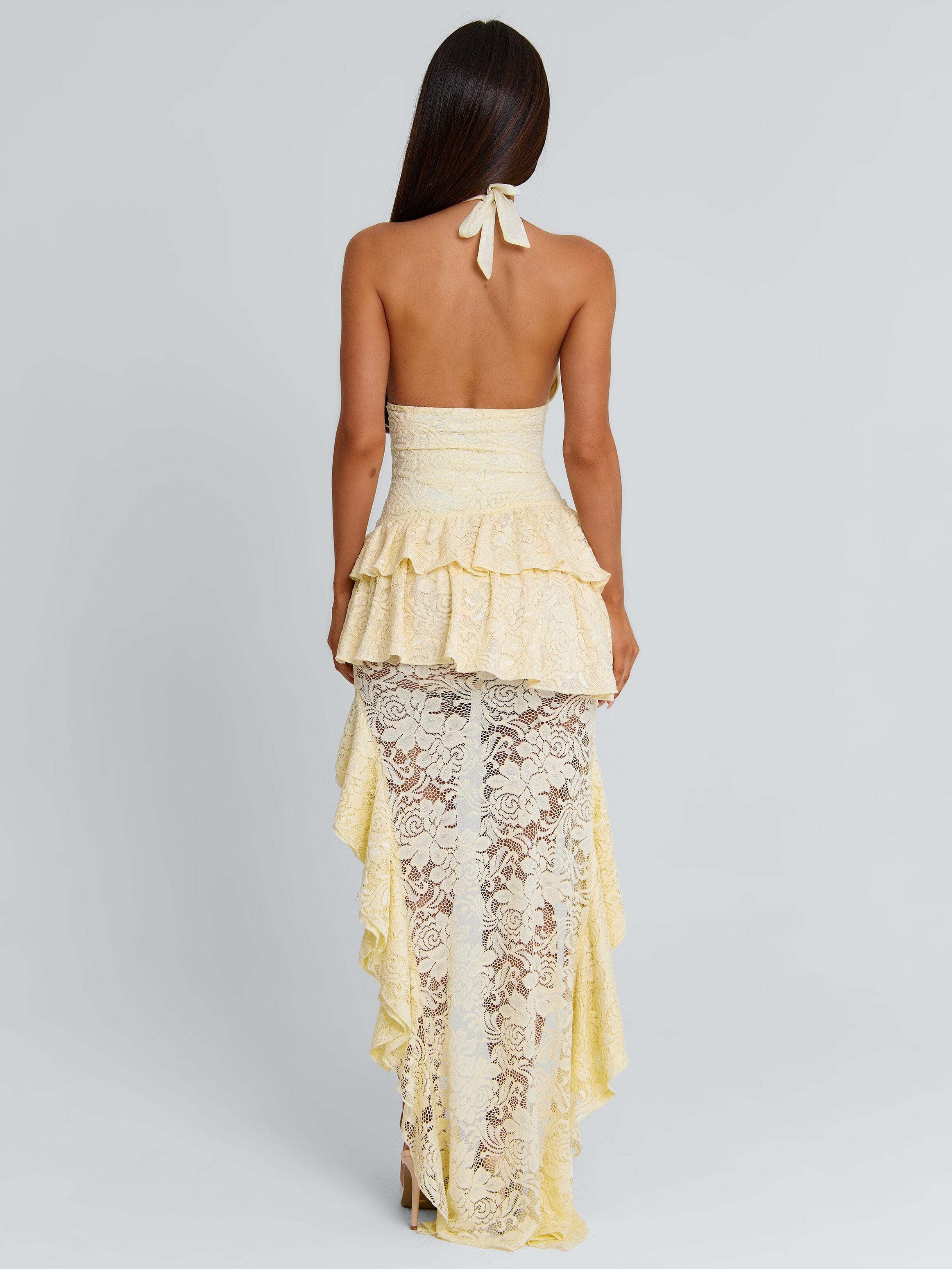 OPHELYA MAXI DRESS CREAM