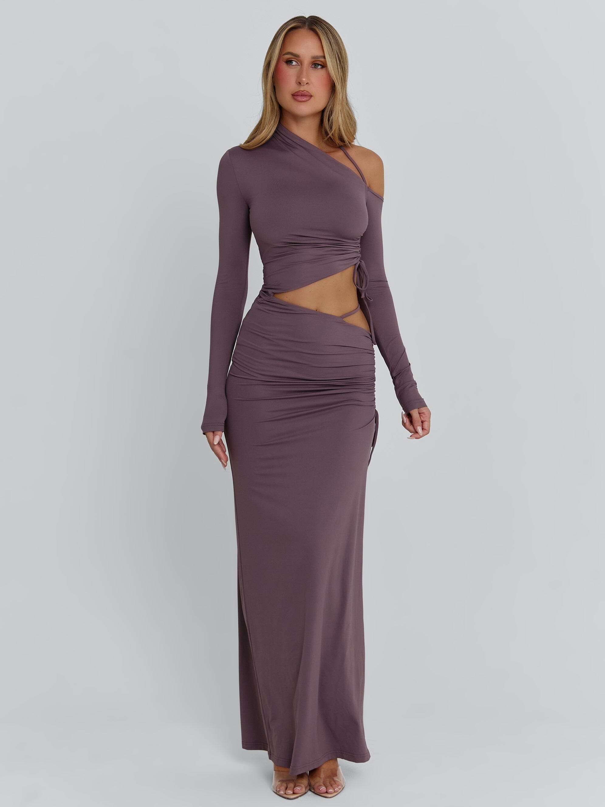 SERAYA MAXI DRESS MAUVE
